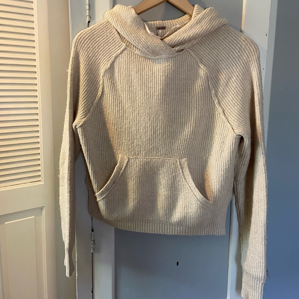 Free People Knit hoodie